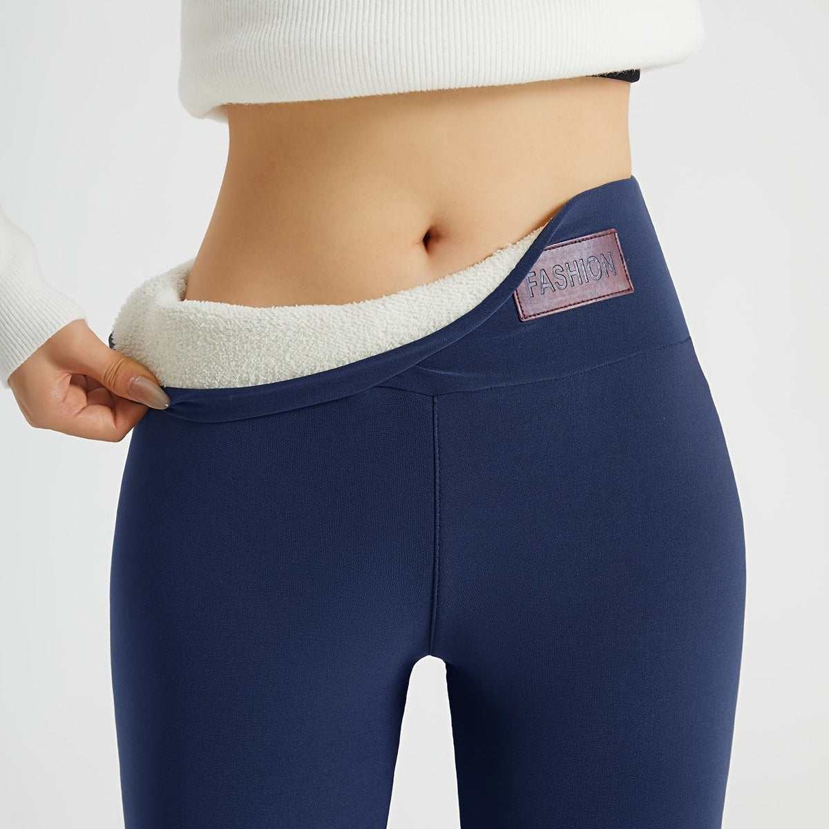Silvia Women's Warm Fleece Lined Winter Leggings