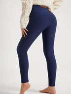 Silvia Women's Warm Fleece Lined Winter Leggings