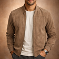 Spencer Men's Lightweight Suede Bomber Jacket