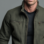 Grayson Men's Vintage Washed Stand Collar Jacket