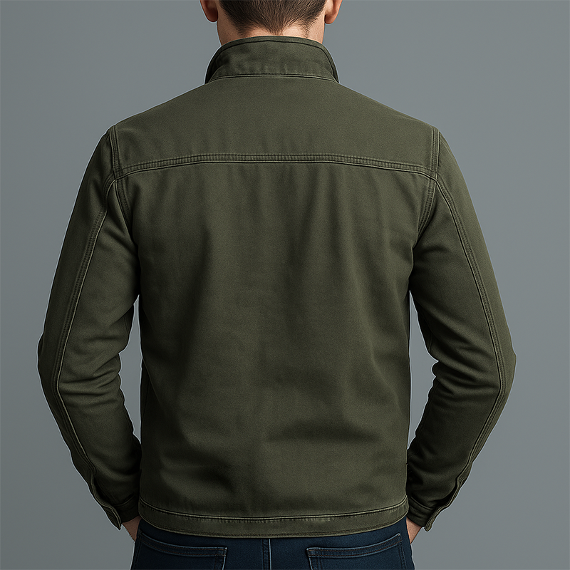 Grayson Men's Vintage Washed Stand Collar Jacket