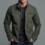 Grayson Men's Vintage Washed Stand Collar Jacket