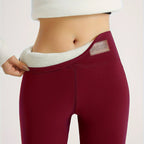 Silvia Women's Warm Fleece Lined Winter Leggings