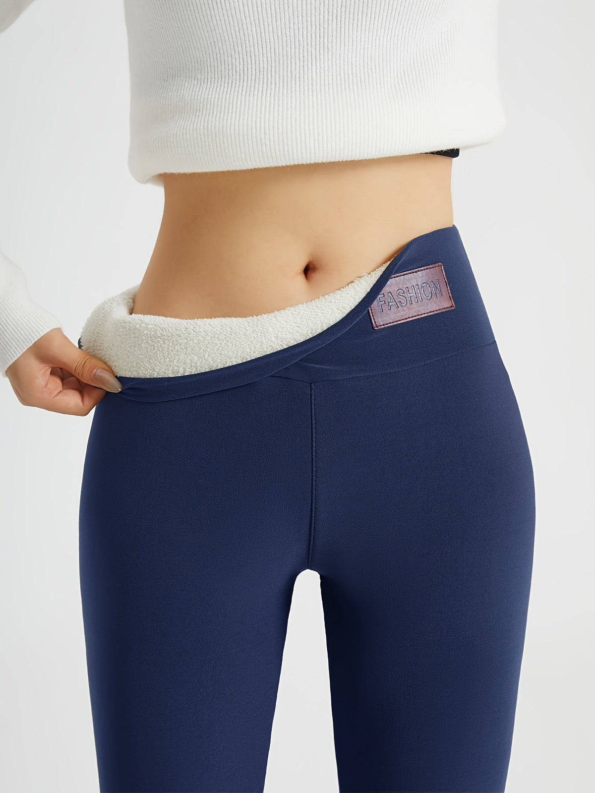 Silvia Women's Warm Fleece Lined Winter Leggings