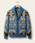 Hollis Men's Western Knit Shawl Collar Cardigan