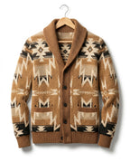 Hollis Men's Western Knit Shawl Collar Cardigan