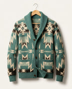 Hollis Men's Western Knit Shawl Collar Cardigan