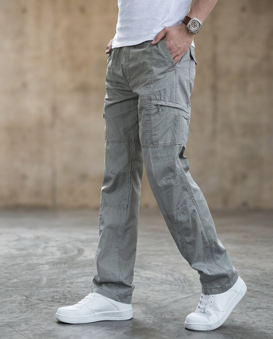 Otto Organic Cotton Multi-Pocket Cargo Pants for Men