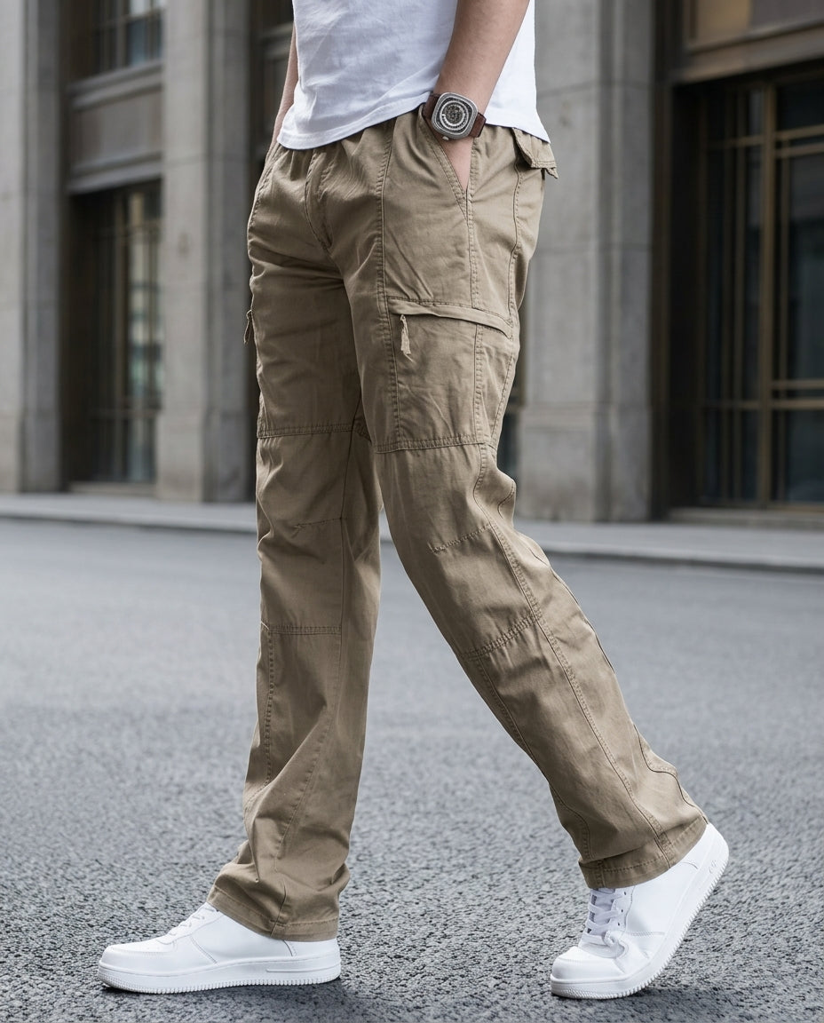 Otto Organic Cotton Multi-Pocket Cargo Pants for Men