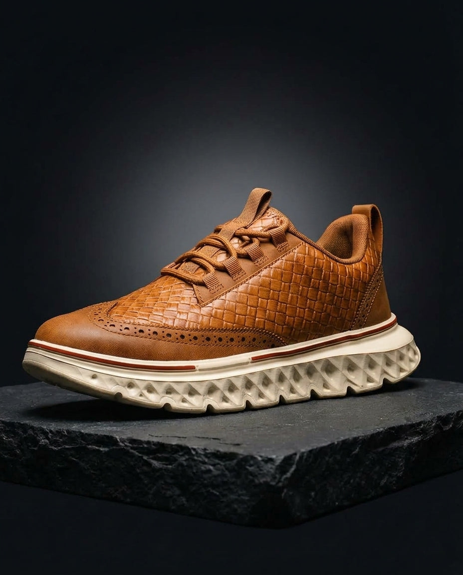 William Woven Leather Hybrid Dress Sneaker for Men