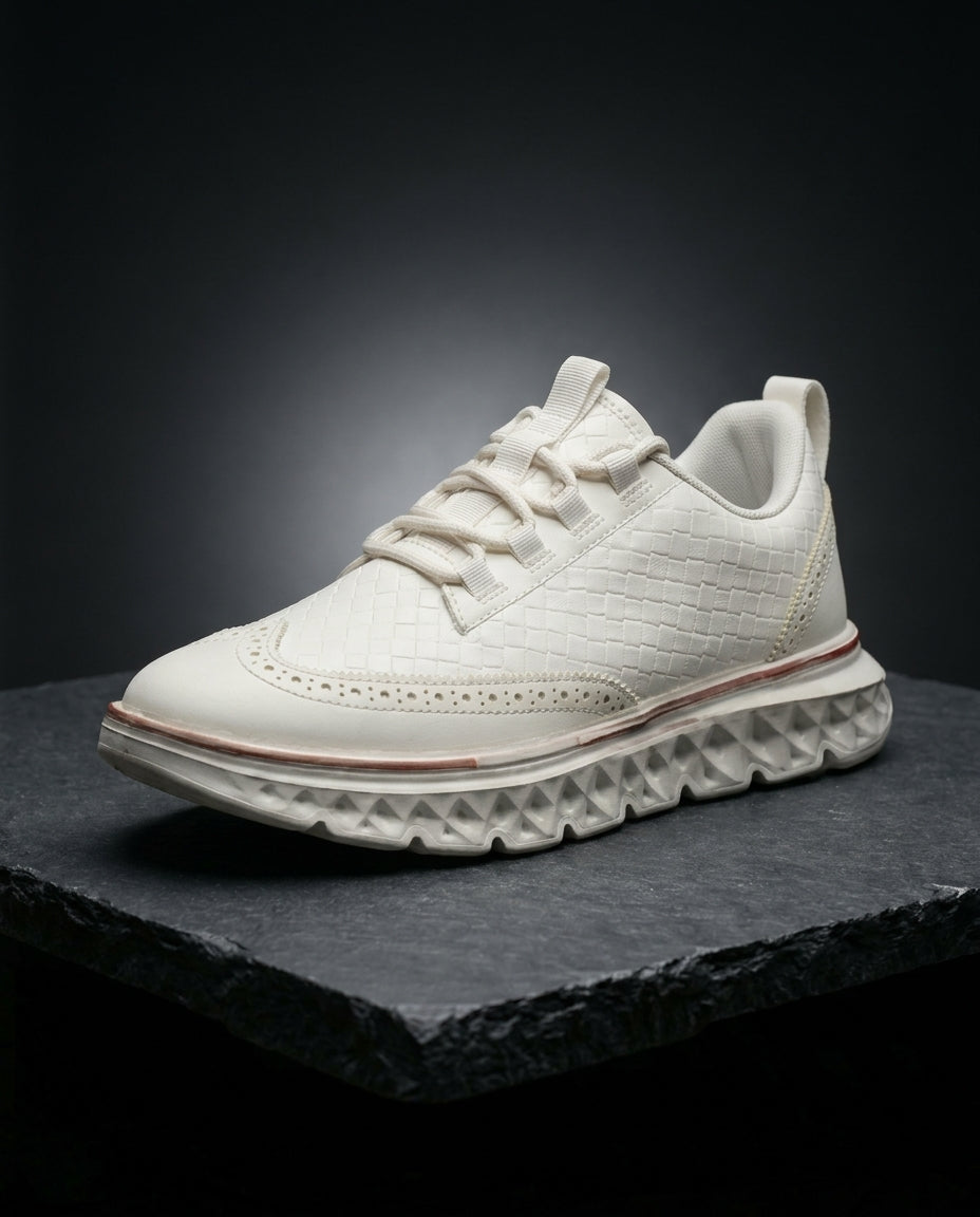 William Woven Leather Hybrid Dress Sneaker for Men