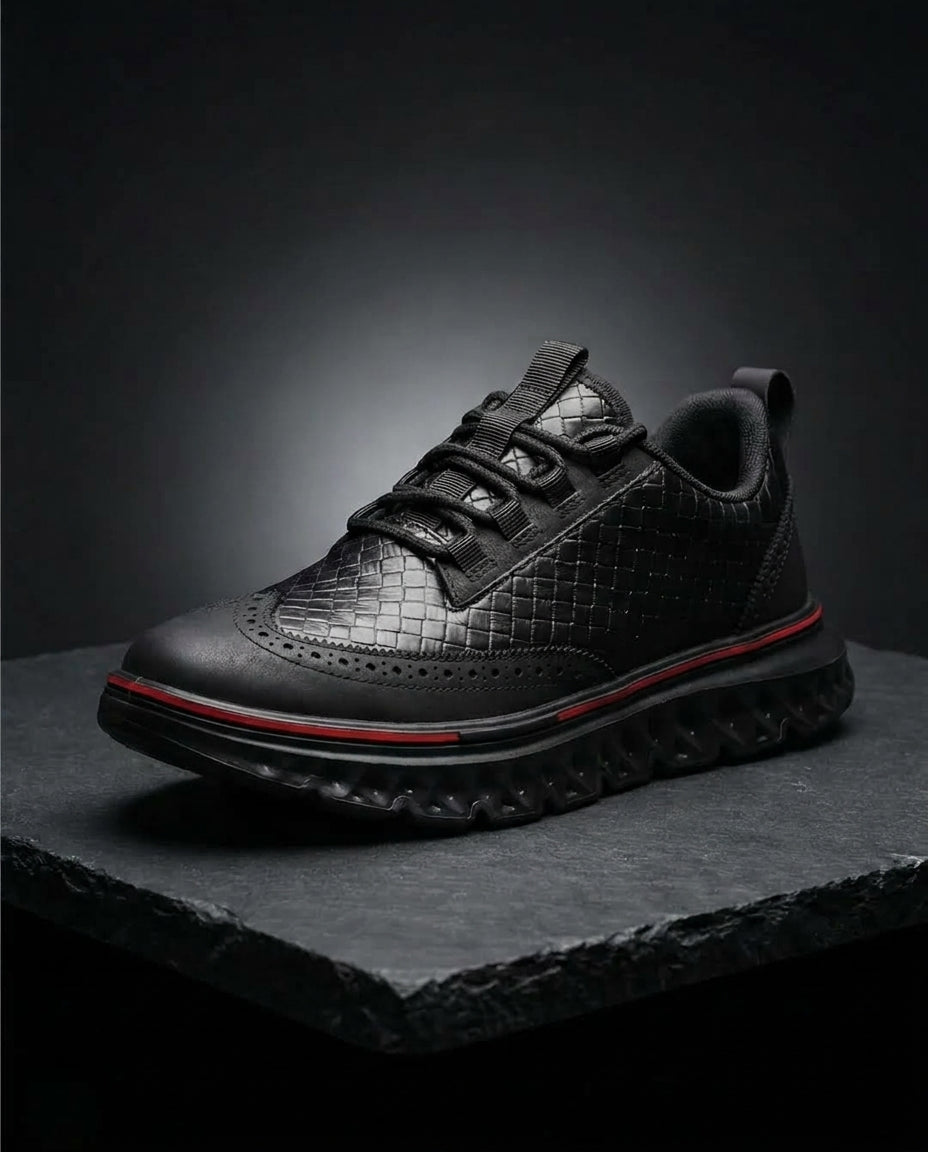 William Woven Leather Hybrid Dress Sneaker for Men