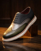 Will Wingtip Leather and Suede Dress Sneaker for Men