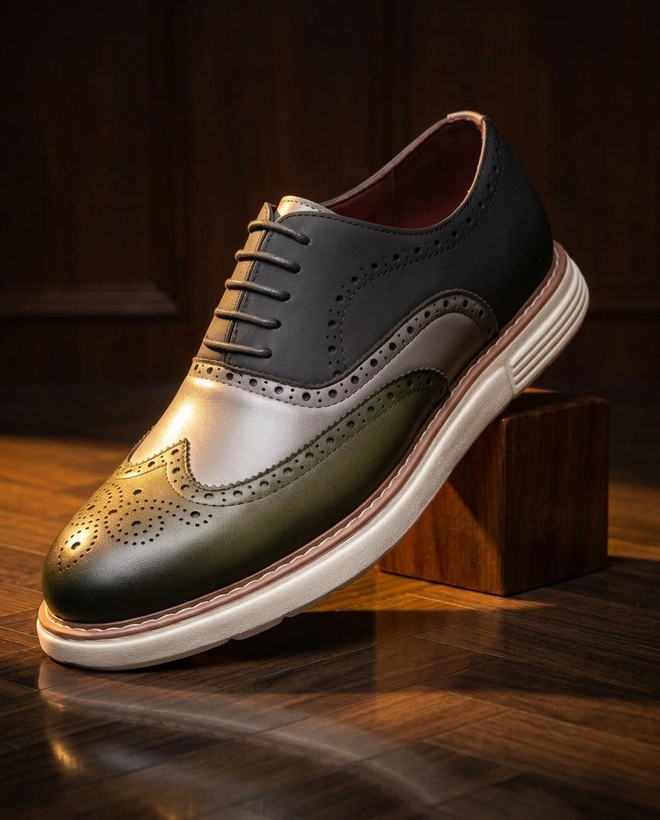 Will Wingtip Leather and Suede Dress Sneaker for Men