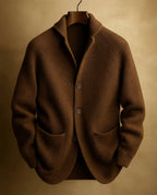 Terrance Textured Button Cardigan Sweater for Men