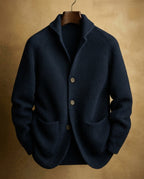 Terrance Textured Button Cardigan Sweater for Men