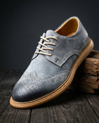 Soren Stylish Suede Wingtip Derby Shoes for Men