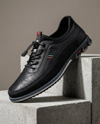 Leander Leather Cushioned Walking Sneaker for Men