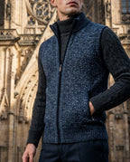 Willard Wool Full-Zip Sweater Vest for Men