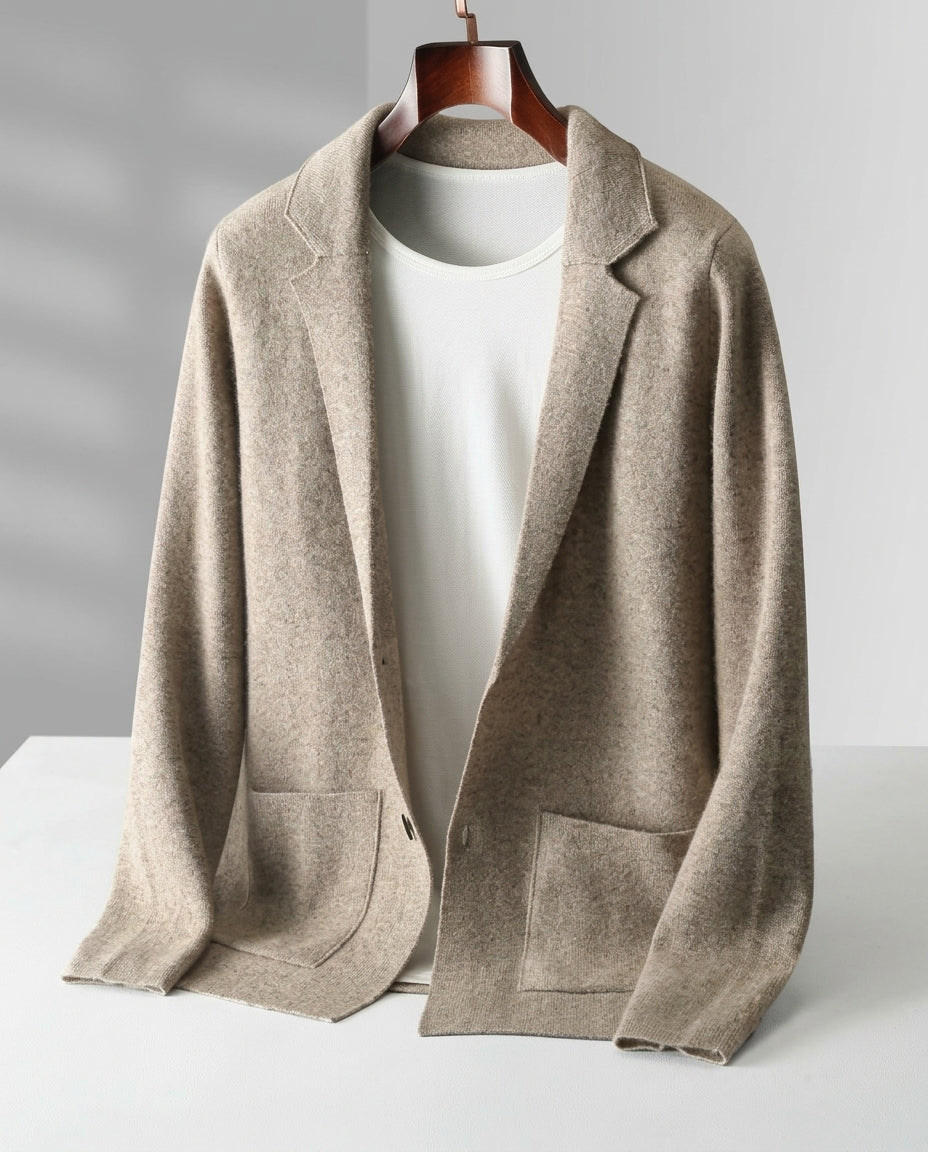 Moreno Cashmere Tailored Blazer Cardigan for Men