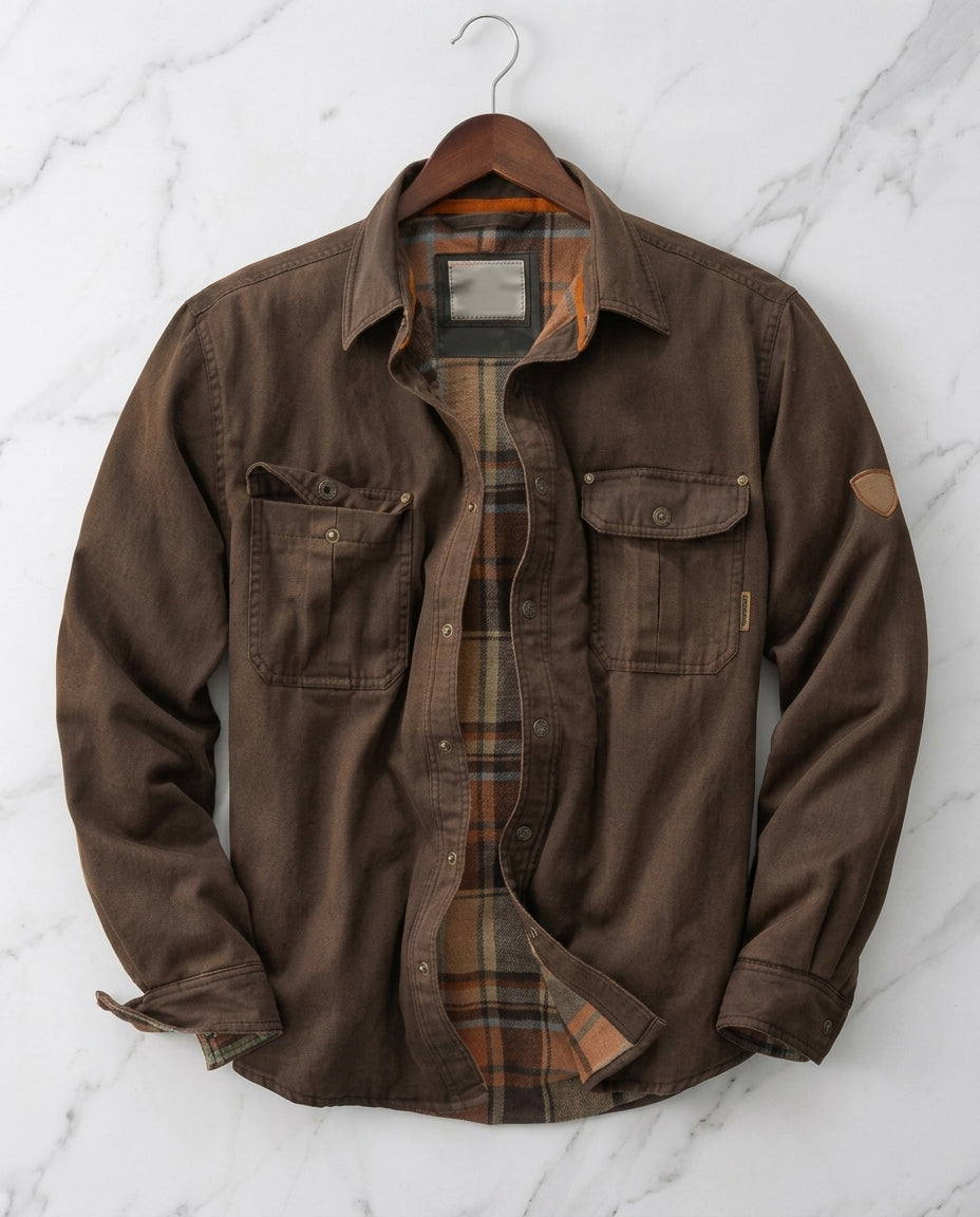 Herald Waxed Canvas Field Jacket for Men