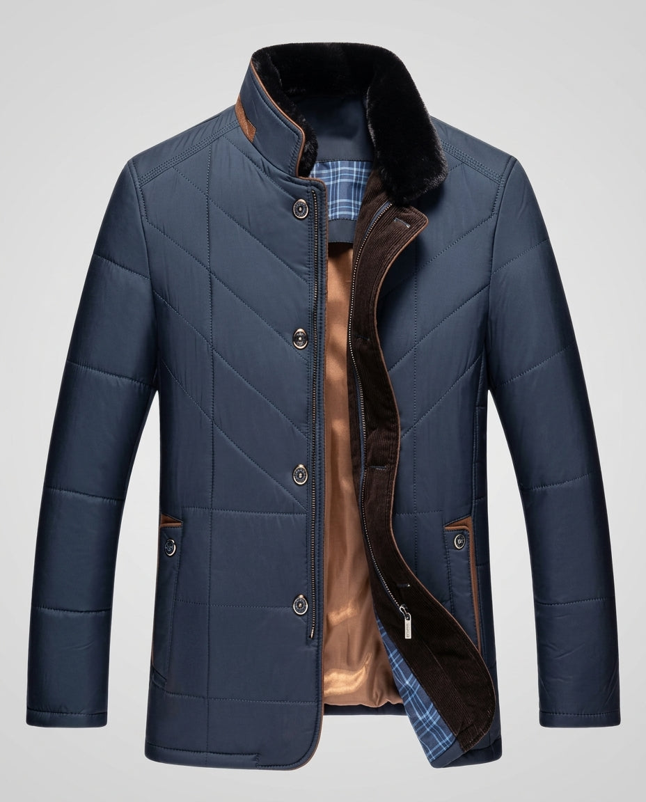 Zander Quilted Winter Field Jacket for Men