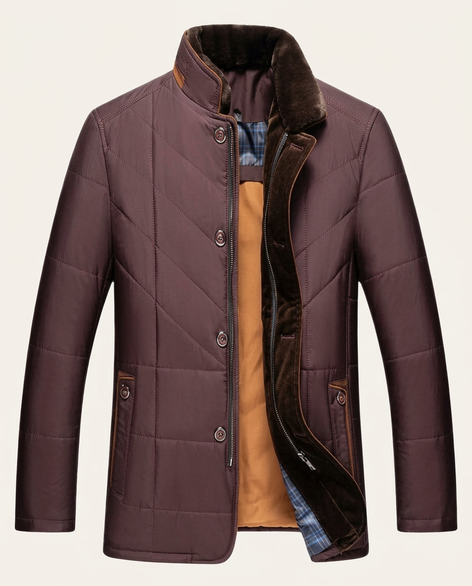 Zander Quilted Winter Field Jacket for Men