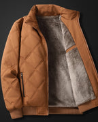Alder Quilted Fleece-Lined Winter Jacket for Men