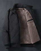 Alder Quilted Fleece-Lined Winter Jacket for Men