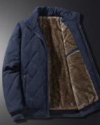 Alder Quilted Fleece-Lined Winter Jacket for Men