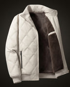 Alder Quilted Fleece-Lined Winter Jacket for Men