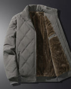 Alder Quilted Fleece-Lined Winter Jacket for Men