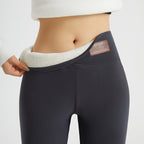 Silvia Women's Warm Fleece Lined Winter Leggings