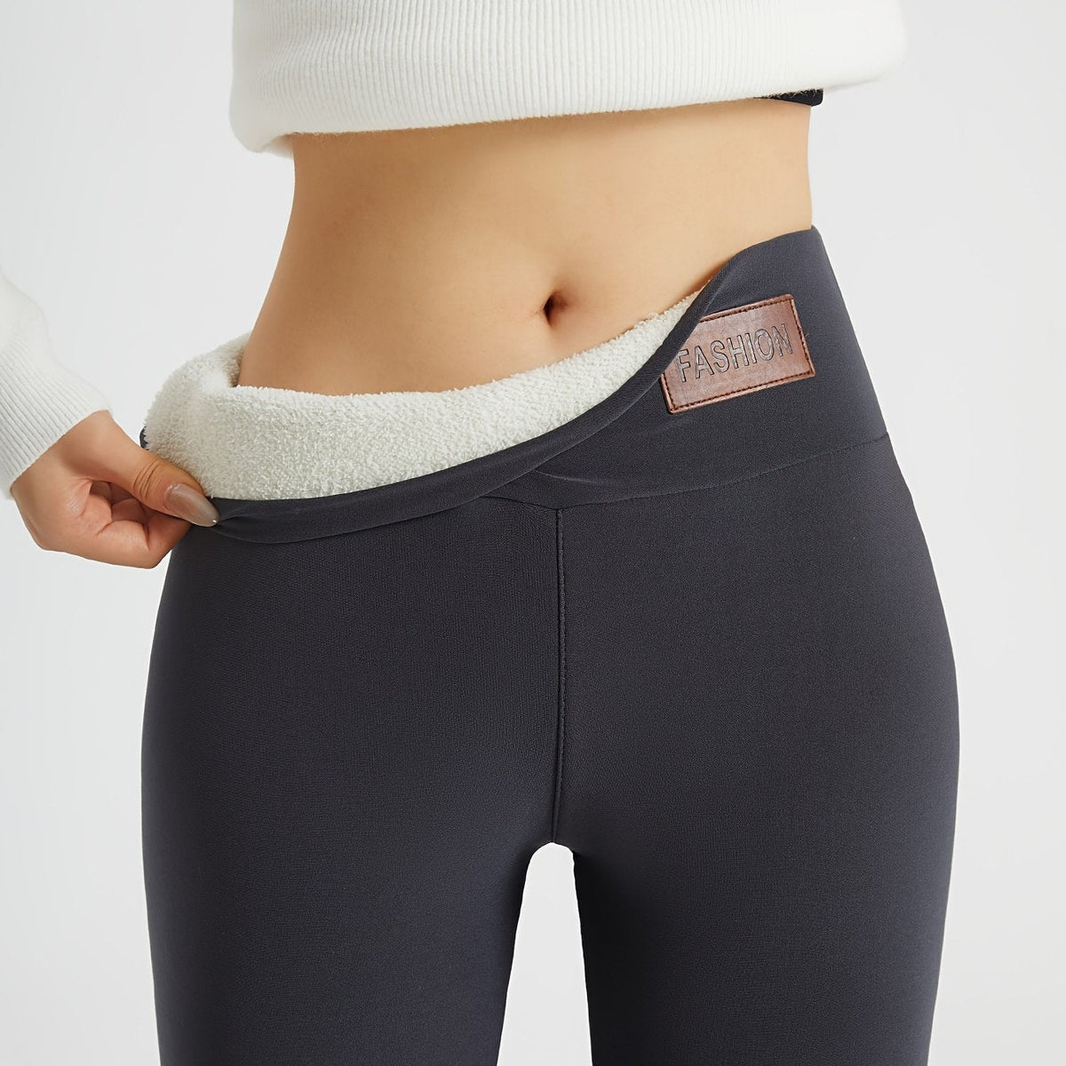 Silvia Women's Warm Fleece Lined Winter Leggings